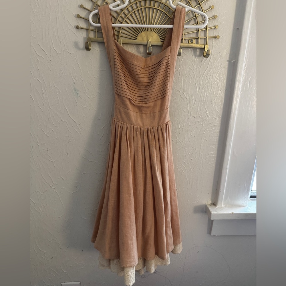 Sweet Honey Pinafore Pink Dress